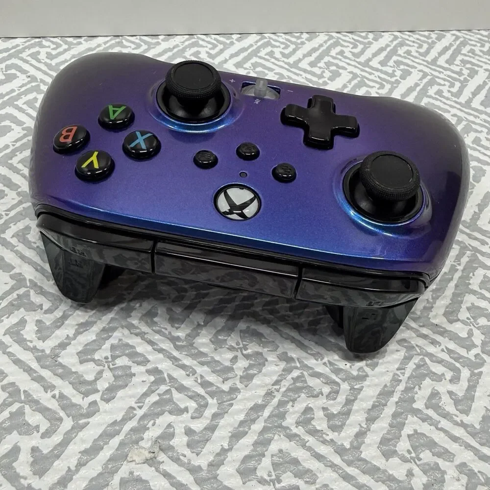 PowerA Enhanced Wired Controller Xbox Series X|S One Windows Nebula Purple Blue